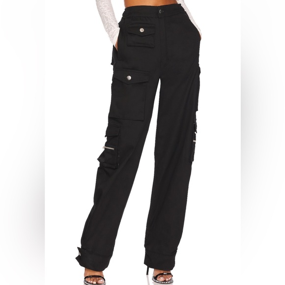 EB Denim Cargo Pants in Black